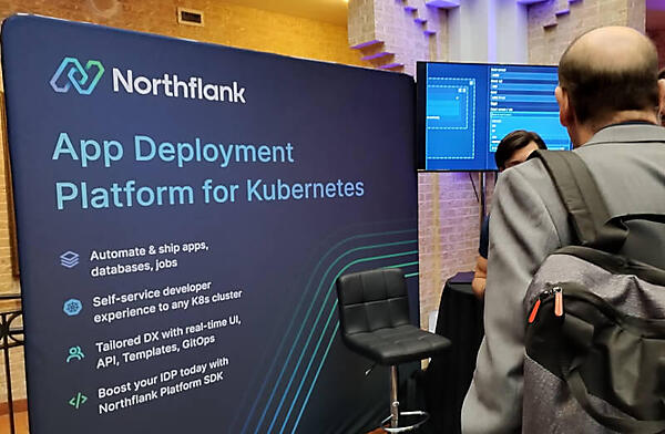 デベロッパーのライフサイクルを統合したサービスを提供するNorthflankのブース
