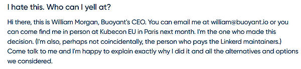 Q＆Aの最後の部分。変更の責任はCEOである私にあると明言している