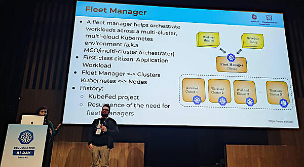 Fleet Managerの解説。ここではクラスターを管理する役割がFleet Managerの仕事