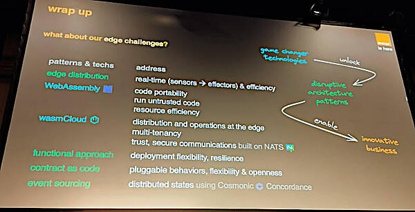 まとめ。WebAssemblyとwasmCloudがエッジ分散システムには最適だったと説明