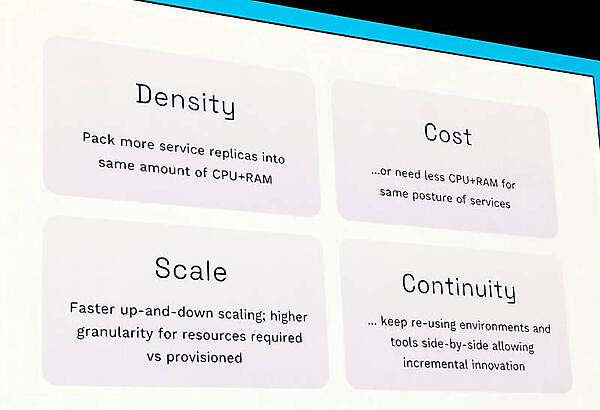 まとめとして密度、コスト、スケールなどについてSpinKubeの優秀さを解説