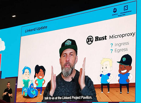 キーノートでのプロジェクトアップデートにもLinkerdが登場