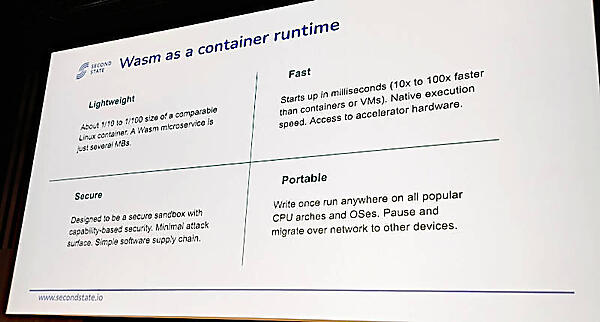 WASMをコンテナのランタイムにするという方法を紹介