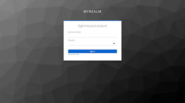 図13：Keycloakのサインイン画面
