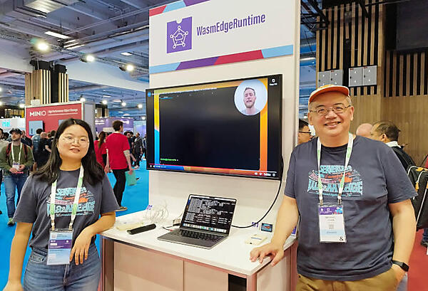 WasmEdgeの開発をリードするSecond Stateのプロジェクトブース