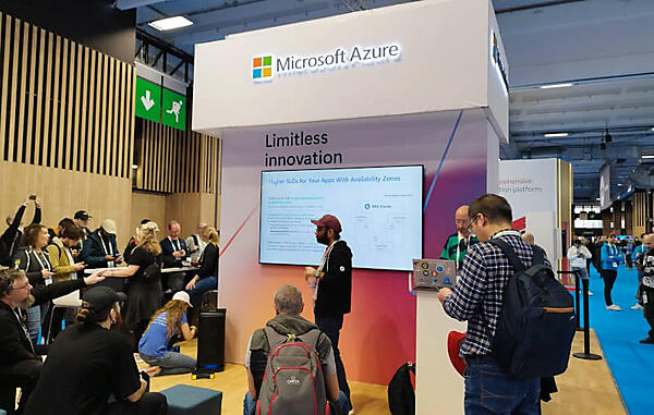Microsoftのブース