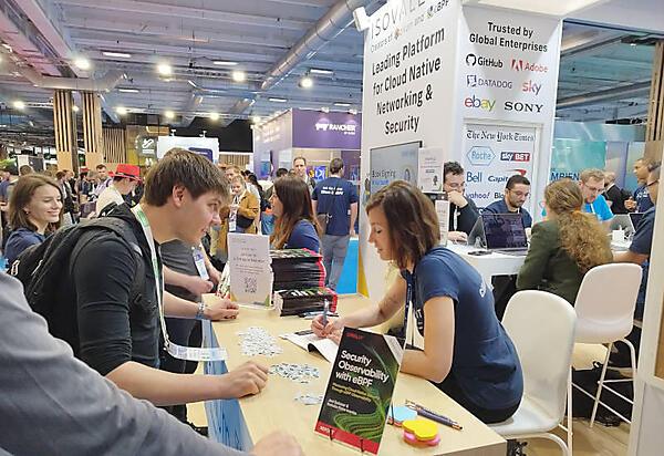 Ciscoに買収されたIsovalentのブース