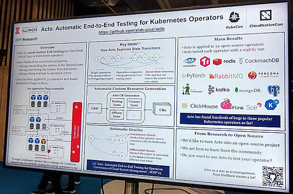 IBM Researchが開発するKubernetesのテストためのツールActo