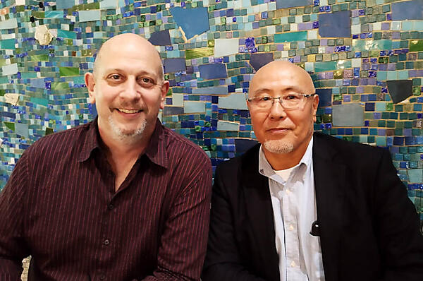 Rice氏（左）と伊藤氏（右）