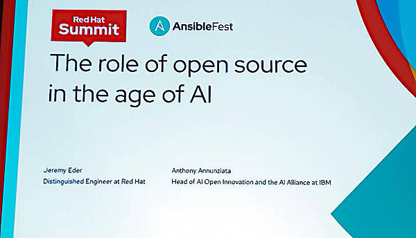 AI時代におけるオープンソースの役割を解説するセッション