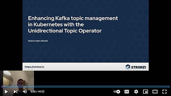 プレセンターはRed HatのFederico Valeri氏