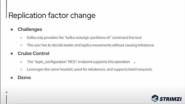 Replication Factor Changeの解説。後半はデモを実施