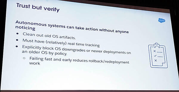 古いパッケージを消去することとポリシーを定義することが重要