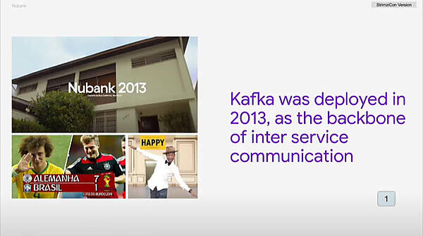 Nubank創業からのKafkaをシステム間コミュニケーションのプラットフォームとして利用