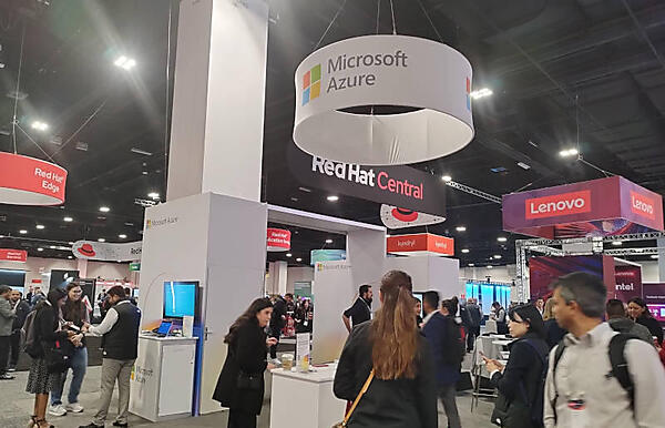 Microsoftのブース