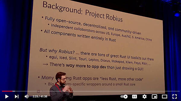 Robiusの特徴と背景を説明