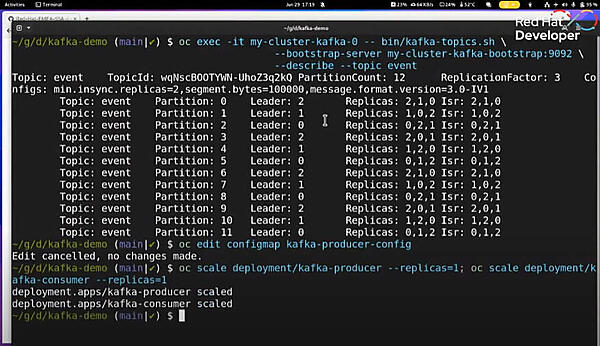 デモで実際にリバランスを行うところを実演