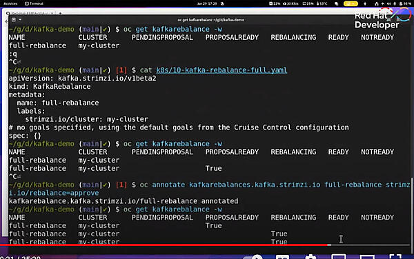 リバランスのマニフェストを実行させるためにアノテーションの値を変更
