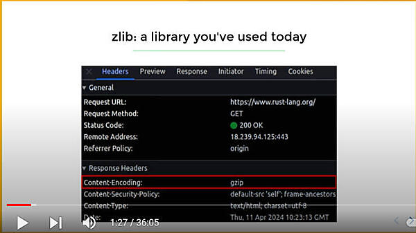 Webコンテンツを閲覧する際にも使われるzlibの圧縮／非圧縮機能