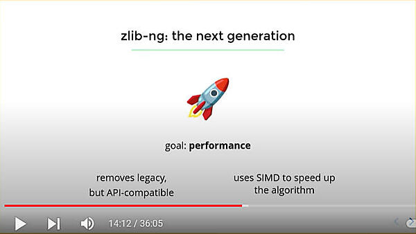 SIMDに対応した新世代のzlibライブラリー