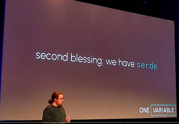 Rustには通信のためのシリアライズ、デシリアライズ機能が存在しているのが利点