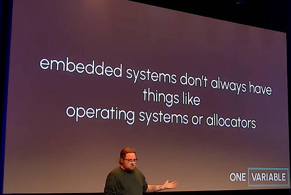 エンベデッドシステムには通常のコンピュータに付属している機能が欠けている場合が多い