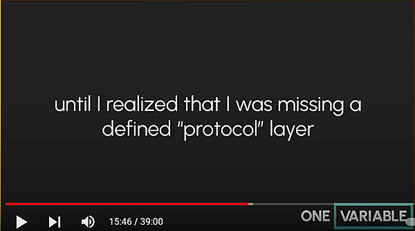 プロトコルレイヤーが抜けていたと説明