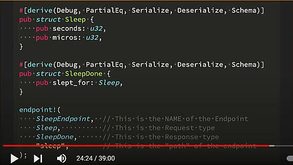 Rustのソースコードでデータ送受信の例を紹介