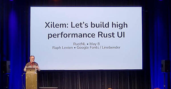 セッションを行うLevien氏