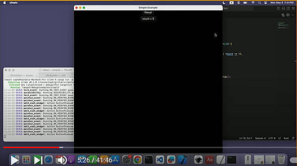 実際にデモを行ってRustのコードとUIを解説