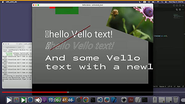 フォントの描画も高速化