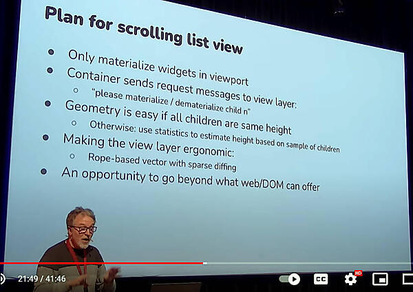 web/DOMが提供する機能を超える高速性を実現したいという内容