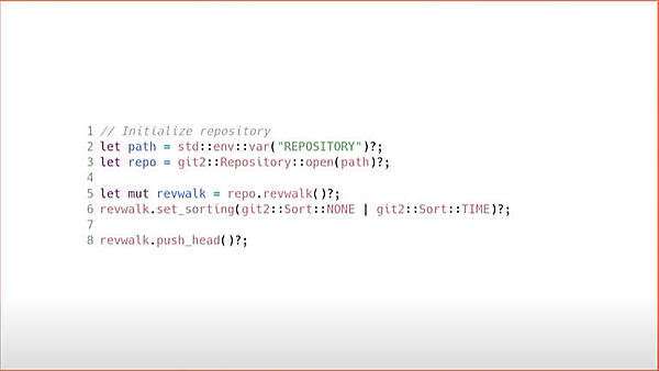 git2を使ってリポジトリーをオープン