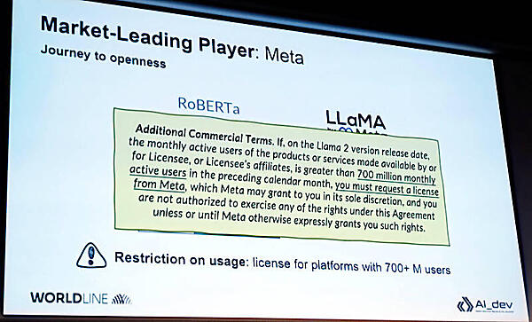 月間のアクティブユーザーが7億人を超えると別のライセンスが必要