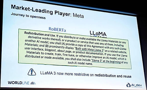 再利用についても「LlaMA 3」を各所に明記する必要がある条項を追加