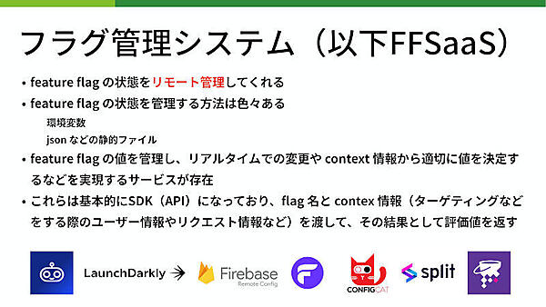 フラグ管理システム