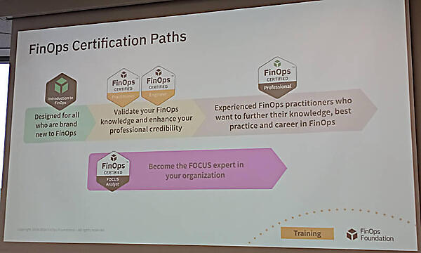 LFやCNCFと同様に認定試験を重要視しているのが興味深い