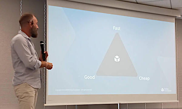 「安い・速い・美味い」はパブリッククラウドでは難しいバランスと説明