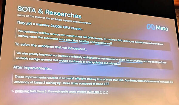 Metaの例を挙げてGPUクラスターのエラー処理の高速化を紹介