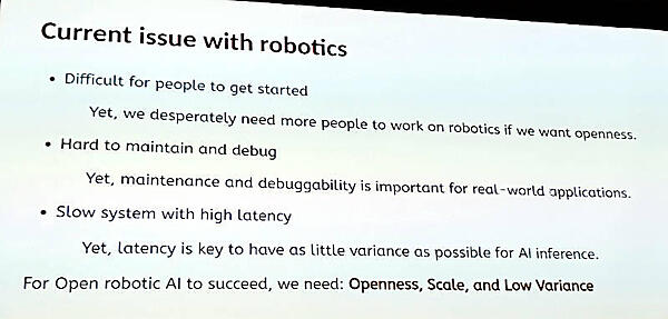 現在のロボティクスに関する問題点を整理