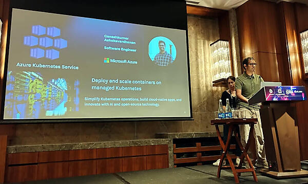 AzureのインフラエンジニアAshokovardhanan氏