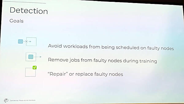 検知してジョブを安全に移動させ、ノードを復旧もしくは交換するのがゴール