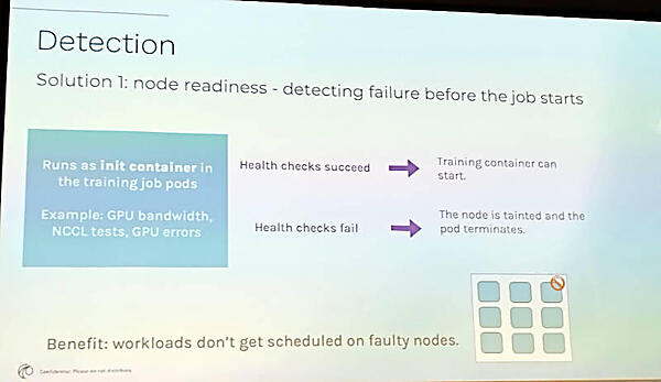 異常があるノードでジョブが実行されないようにヘルスチェックを実行