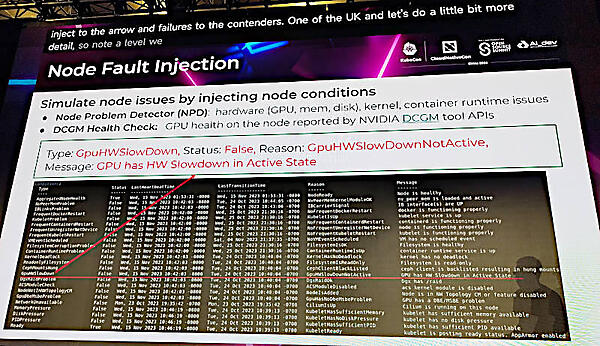 ノードにエラーを注入