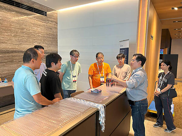 受付作業のようす その1