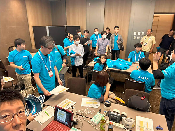 Day1の朝礼のようす