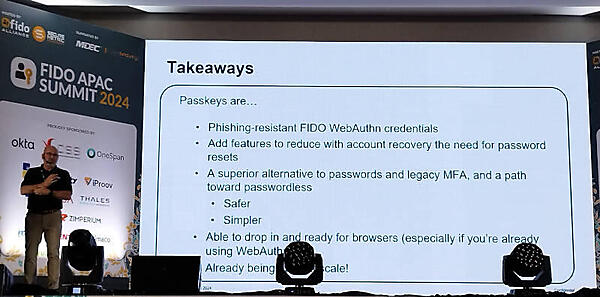 パスキーの利点のまとめを簡単に説明