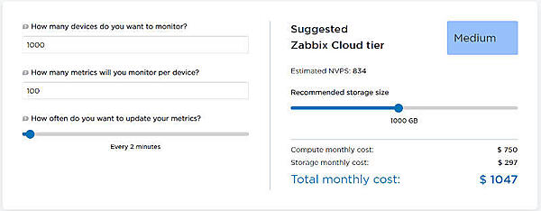 構成から大まかな価格帯を知ることができるカルキュレーター
