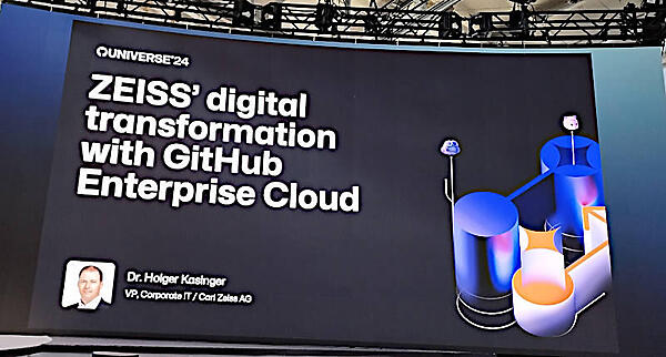 カールツァイスのプレゼンテーション開始