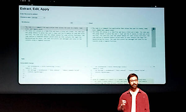 Copilot Workspaceの初期のプロトタイプ、EEAのスクリーンショットを紹介